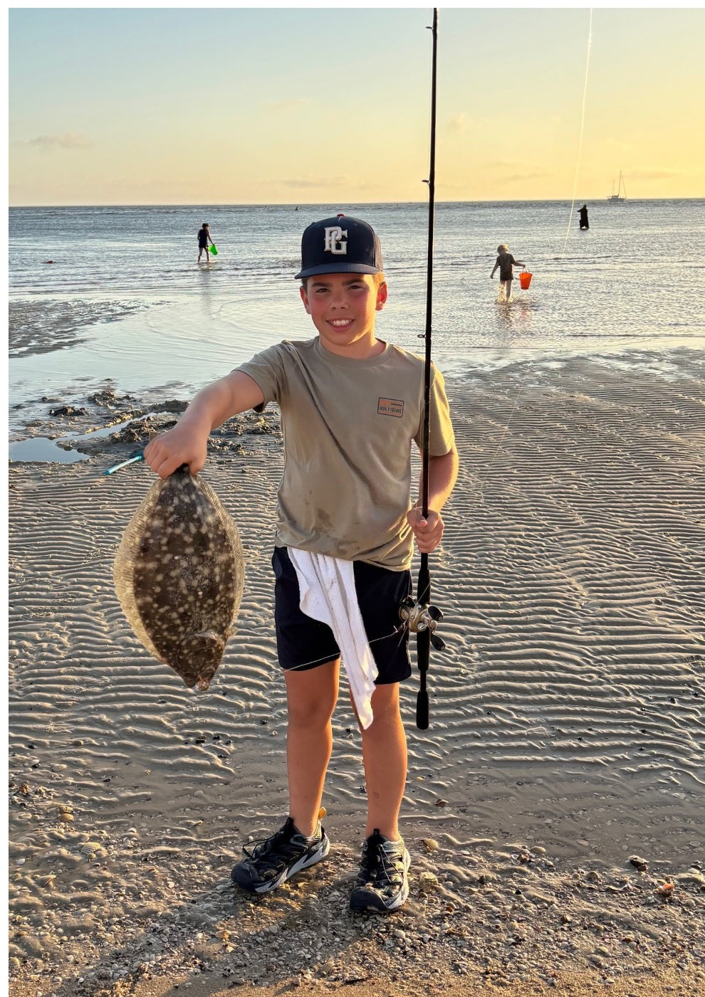 Jack Caputo with a 19" Flounder