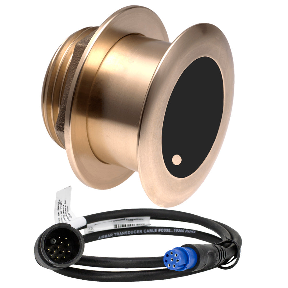 Airmar B175MW Med Ultra Wide 1kW 20 Chirp ThruHull Transducer f12Pin Garmin