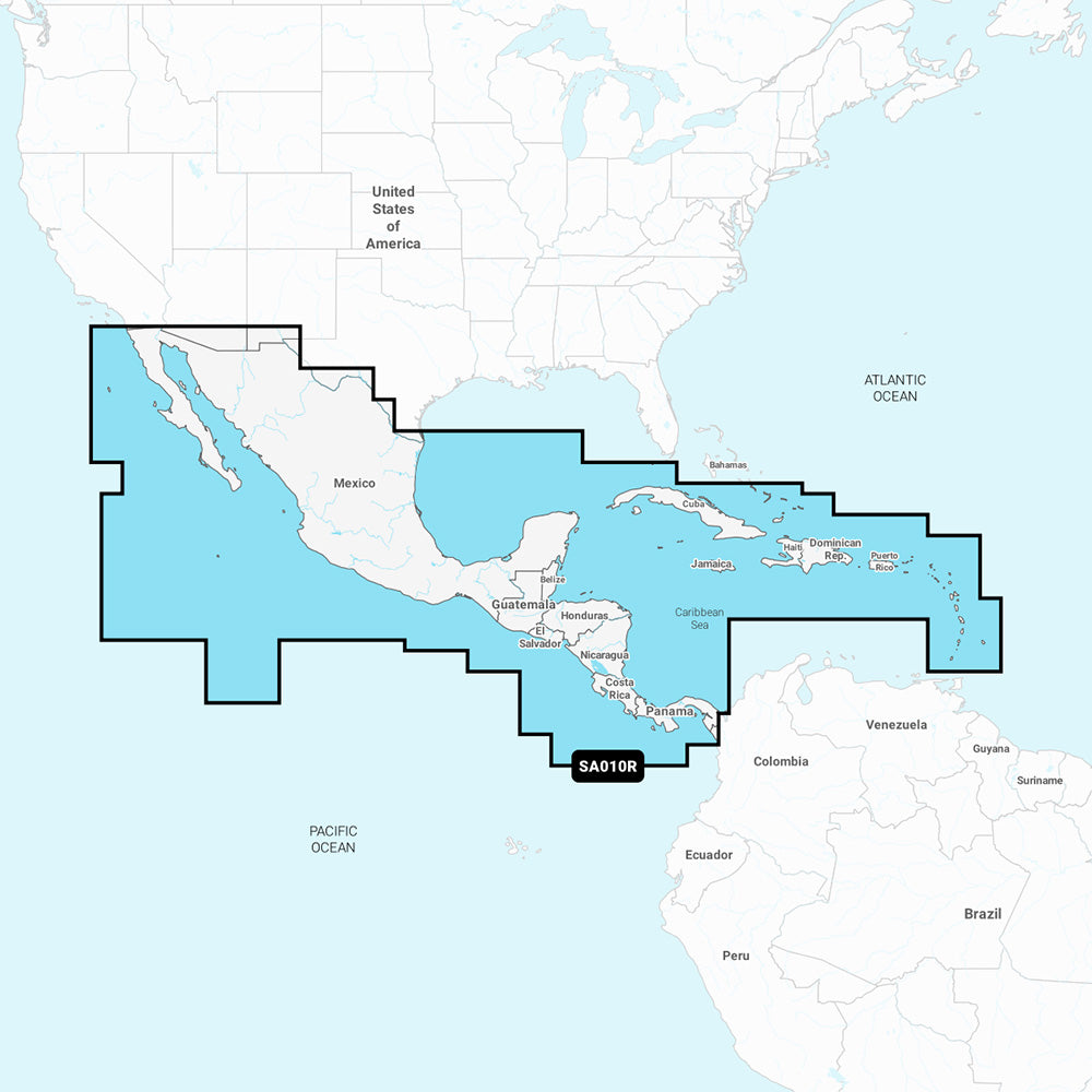 Navionics NASA010R - Central America Caribbean
