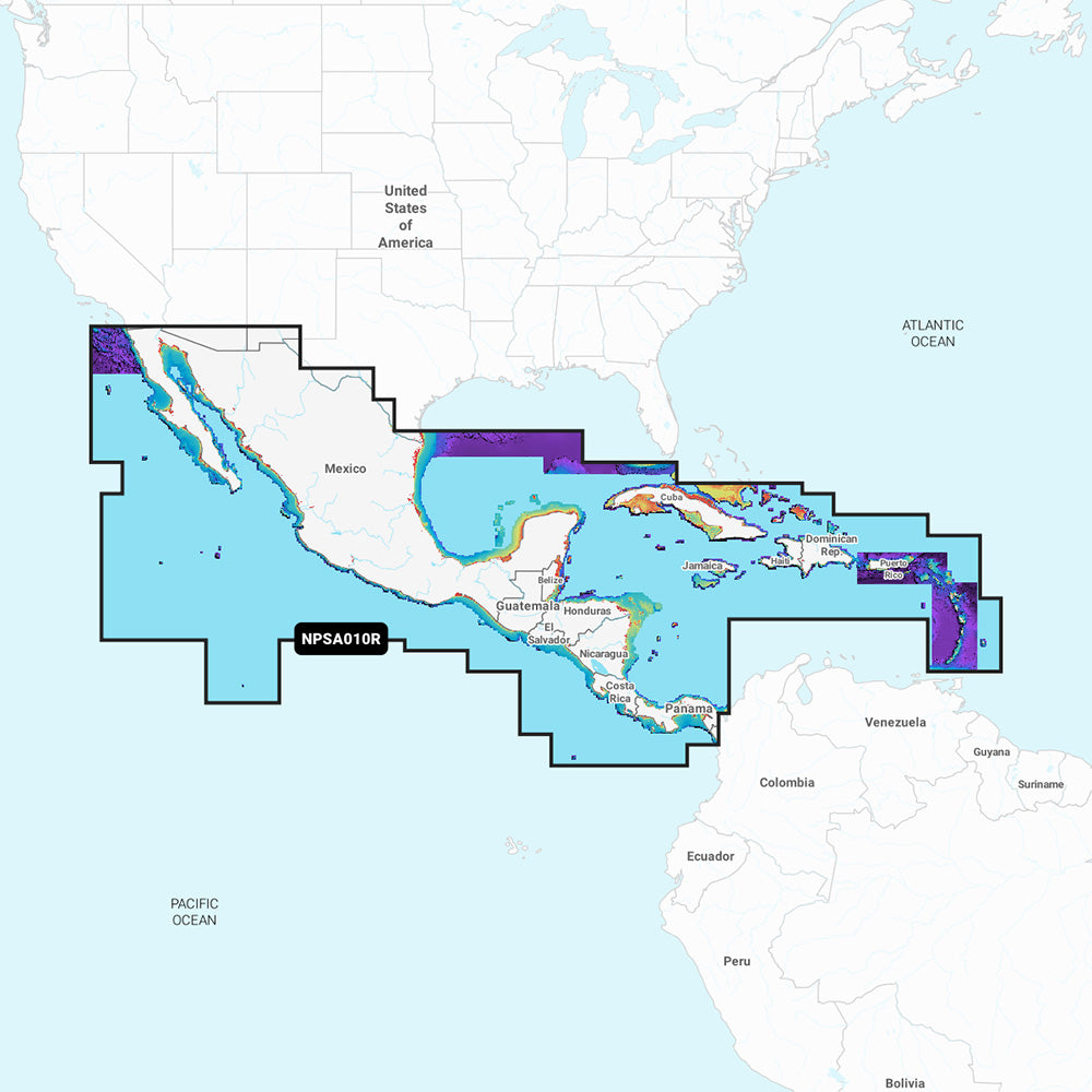Navionics Platinum NPSA010R Central America Caribbean