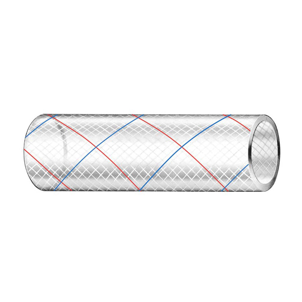 Trident Marine 1/2" x 50' Clear Reinforced PVC Hose Tubing