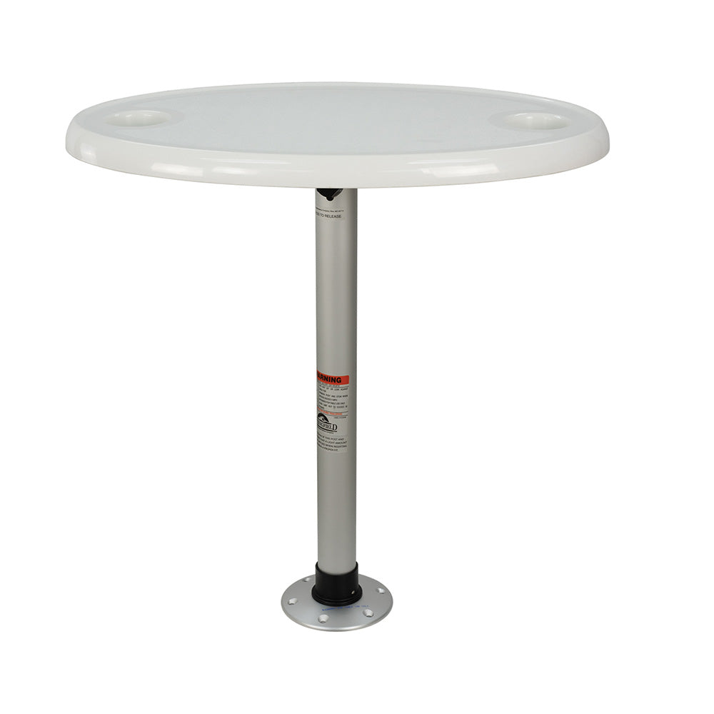 Springfield Thread Lock Electrified Oval Table Package wLED Lights USB Ports