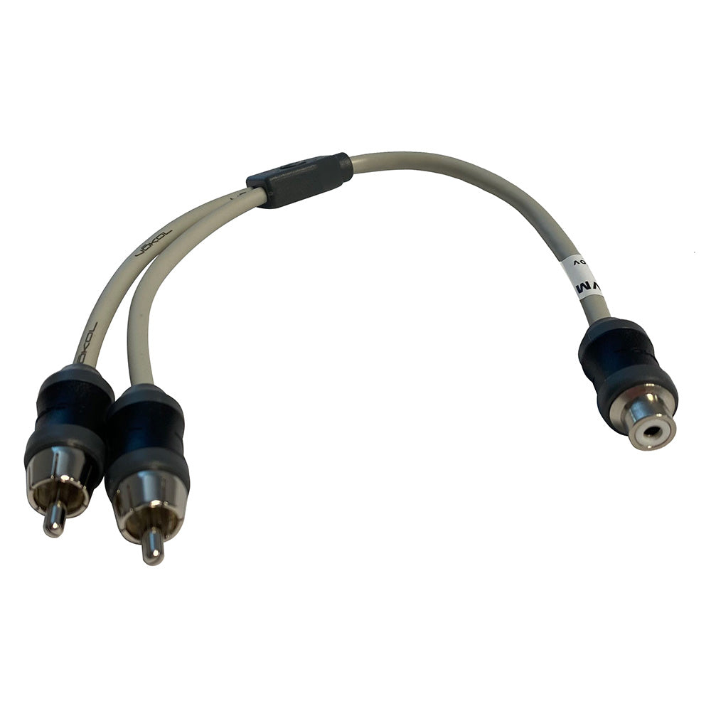 Marine Audio Adapter RCA Twisted Pair Y Adapter