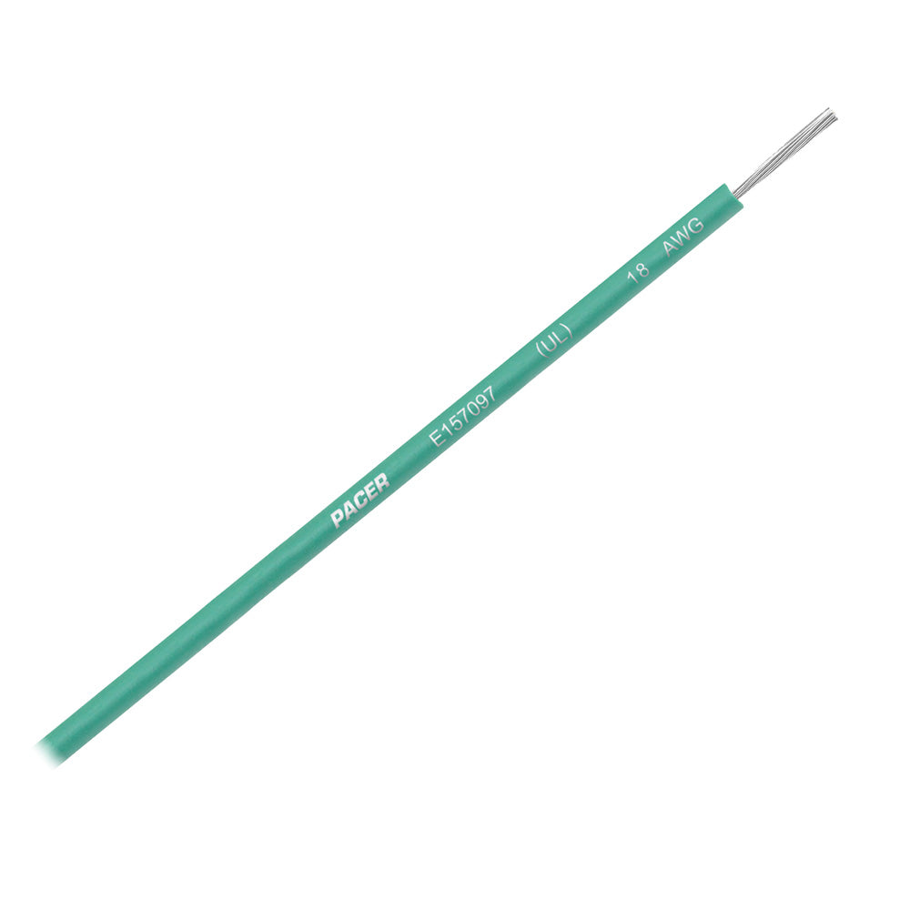Pacer Green 18 AWG UL Marine Wire