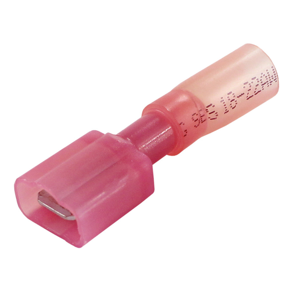 Fully Insulated Male Disconnect Terminal Red