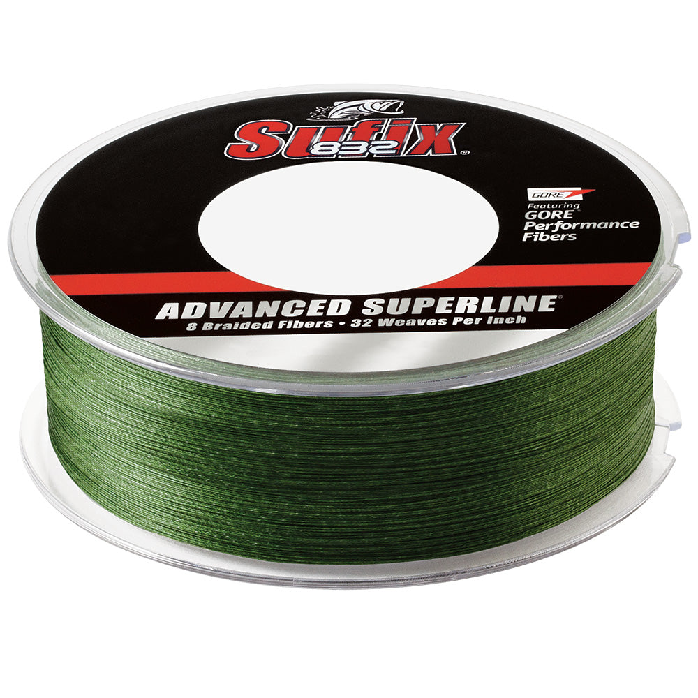Sufix 832 Braid - 50lb - Low-Vis Green