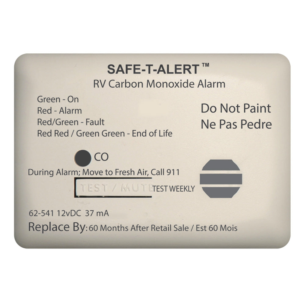 Safe-T-Alert 62 Series Carbon Monoxide Alarm - 12V