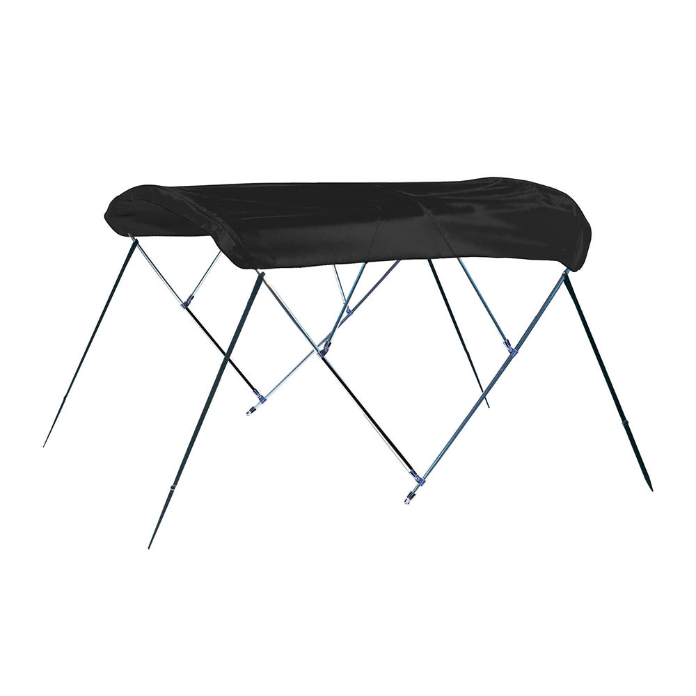 Carver 3 Bow 4675U Bimini Top with Boot Black Acrylic