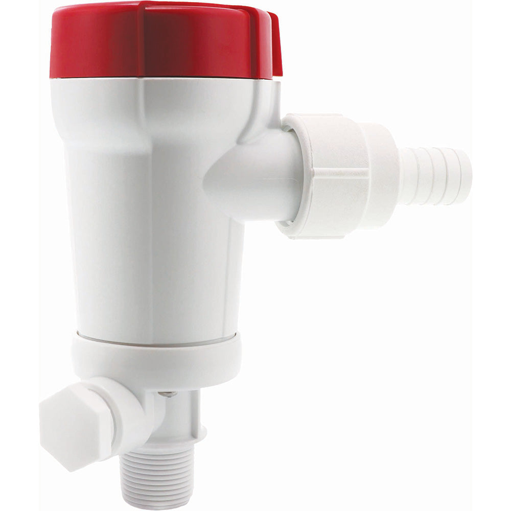 Rule 500 GPH Livewell Pump Straight Seacock Inlet 601FC