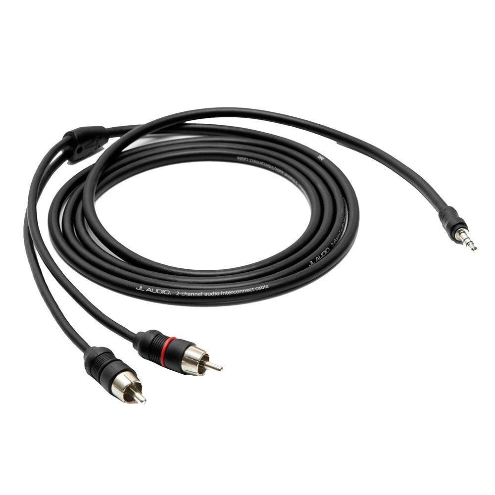 JL Audio 2 Channel 6' Mini to RCA Audio Interconnect Cable