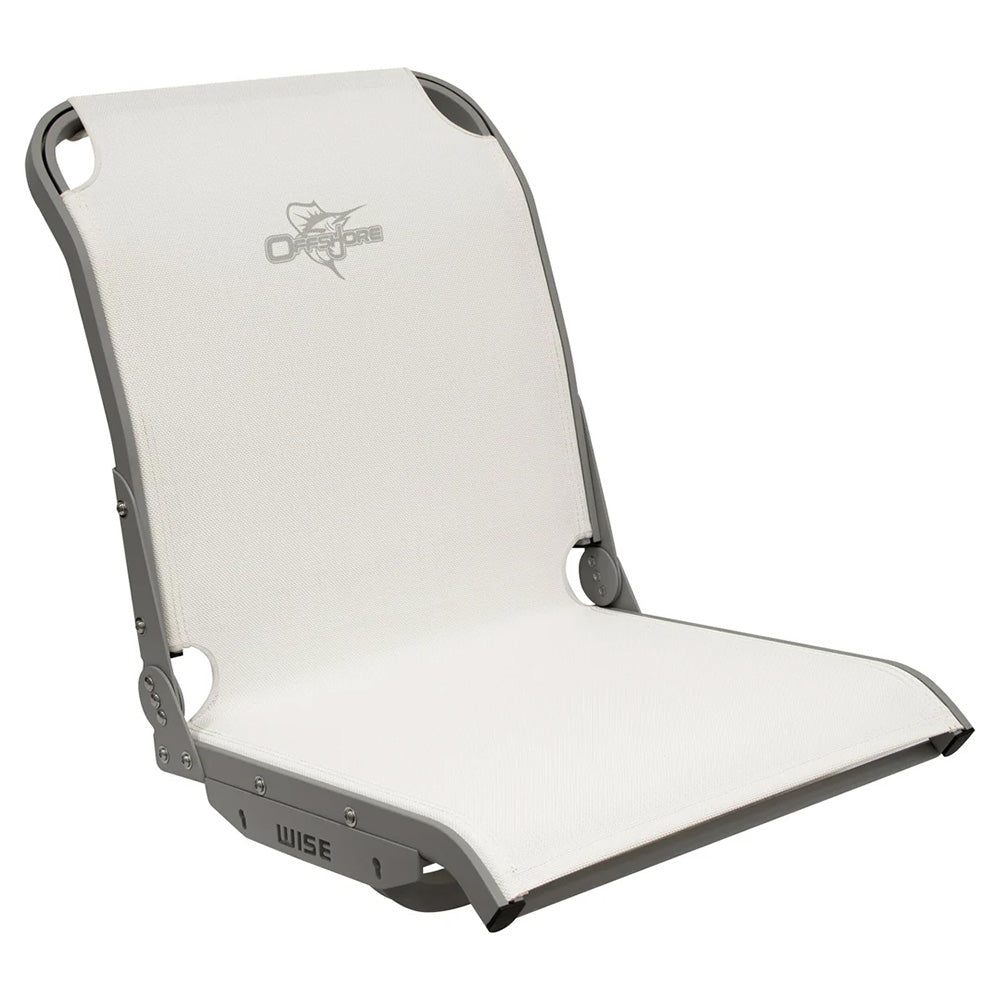 Wise 3374 Aero X CoolRide Mesh MidBack Boat Seat White