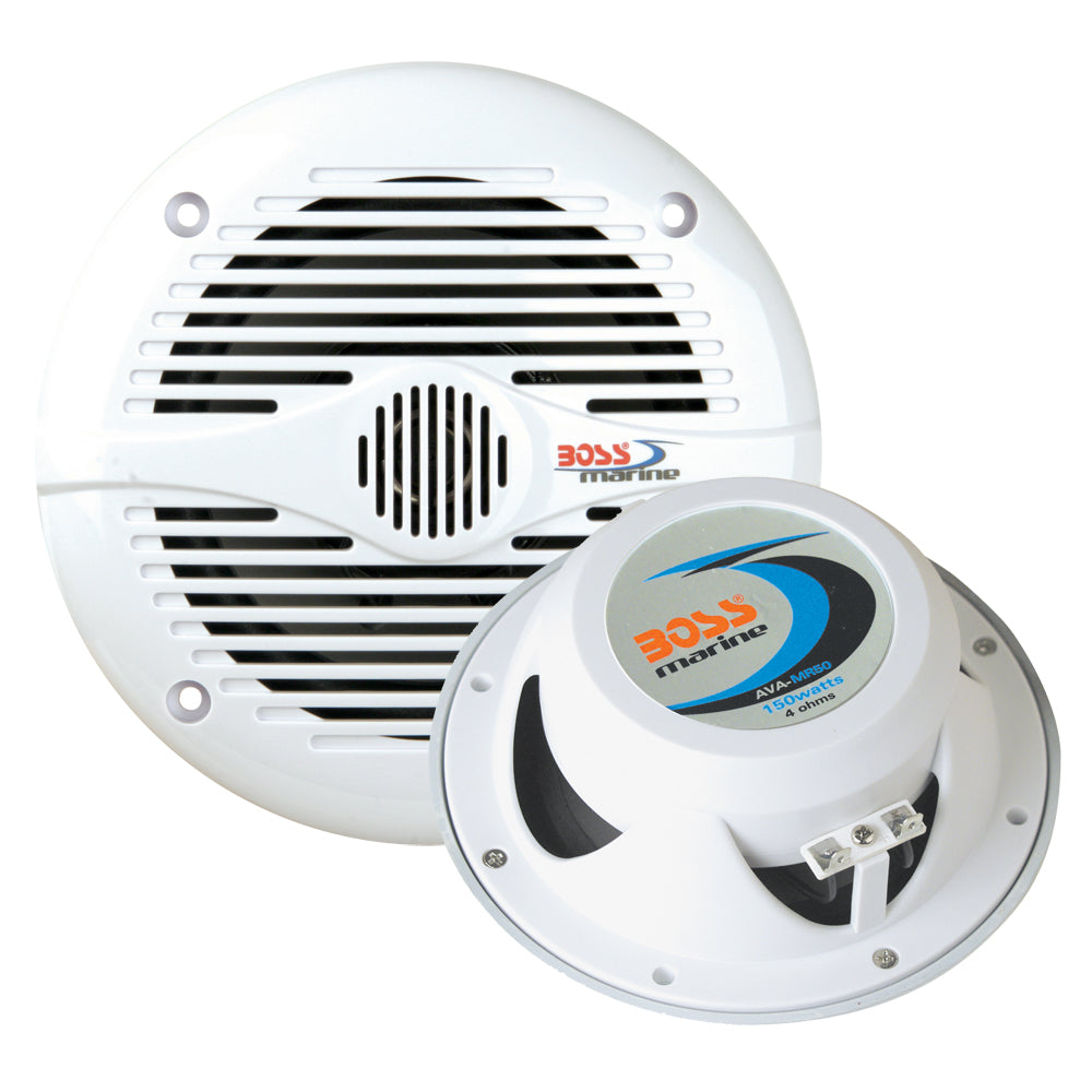 Boss Audio MR50 5.25" Round Speakers - White