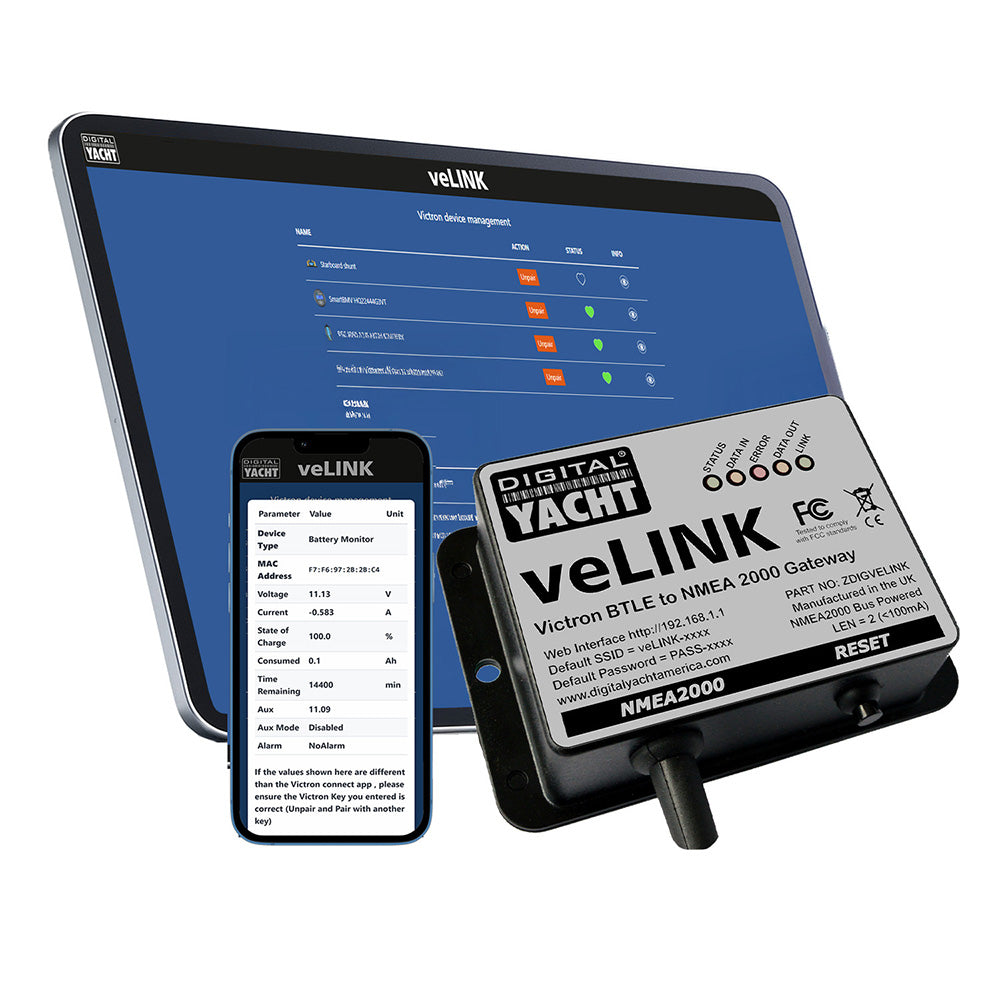 Digital Yacht veLink Victron BLE to NMEA