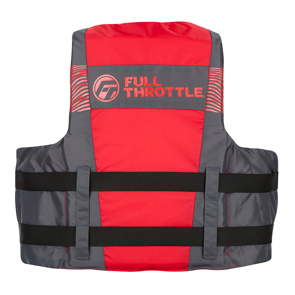 Full Throttle Adult Nylon Life Jacket - 4X/7X