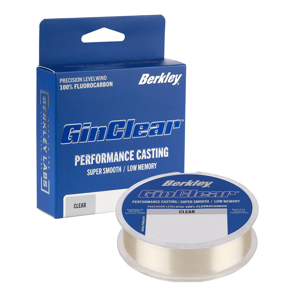 Berkley Ginclear Clear Fluorocarbon Line - 12lb