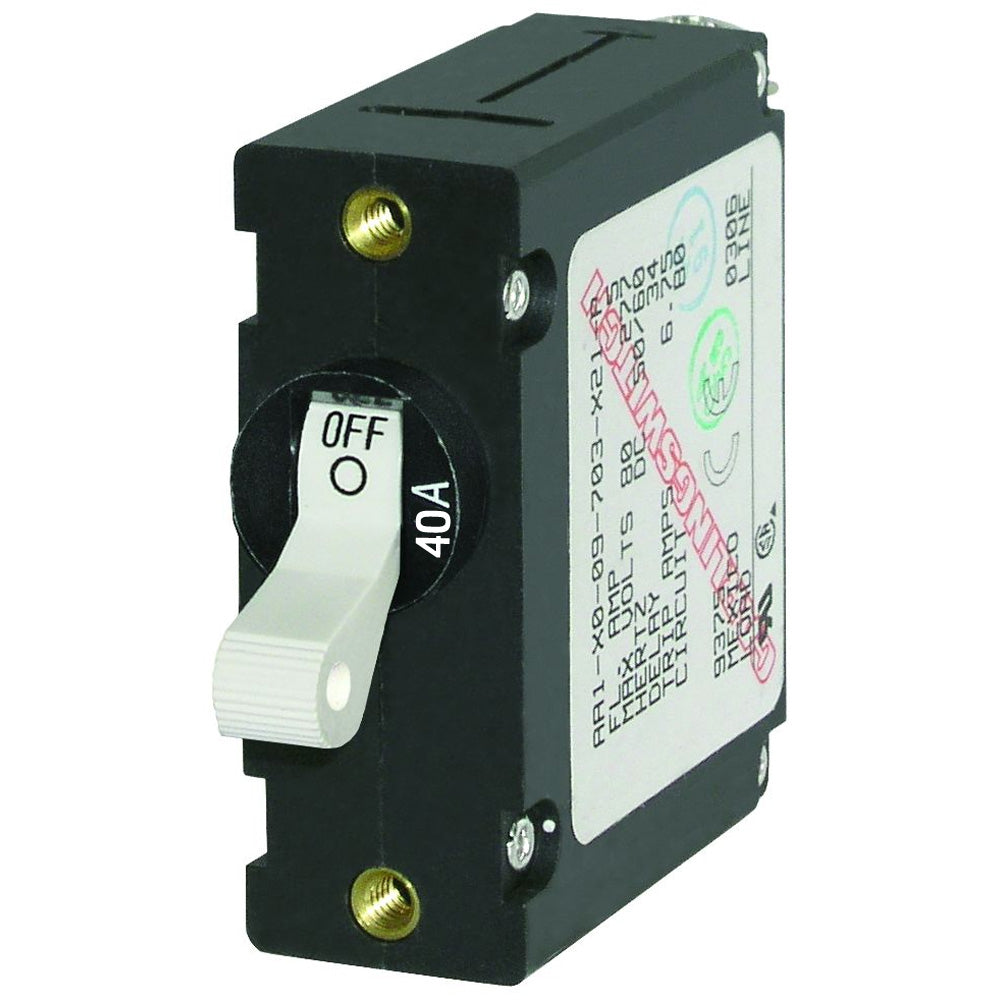 Blue Sea 7226 AC/DC Single Pole Magnetic World Circuit Breaker