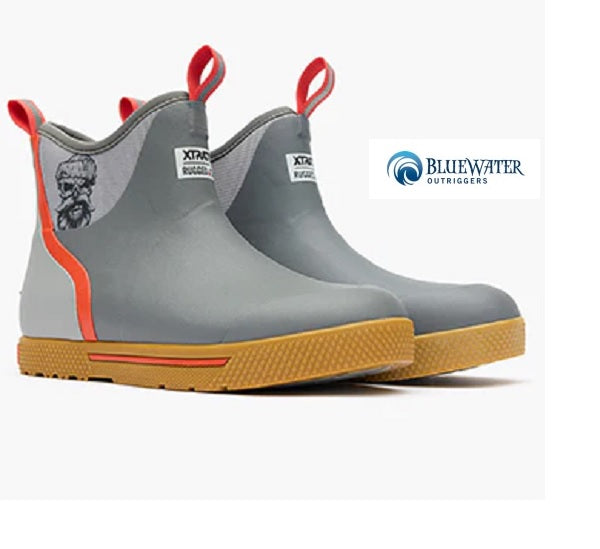 XTRATUF Men's Wheelhouse 6" Ankle Deck Boot (Grey)