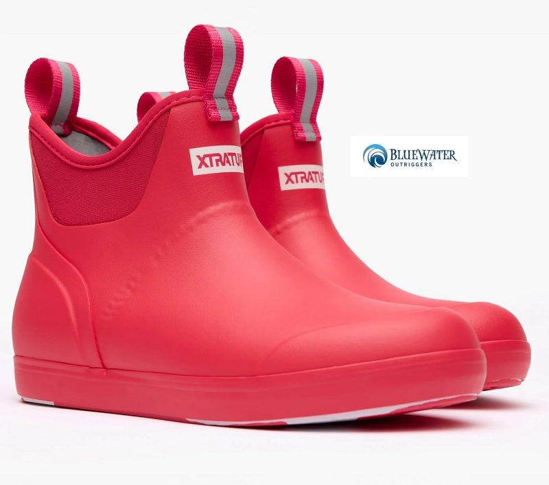 XTRATUF Women's 6" Ankle Deck Boot (Hot Pink)