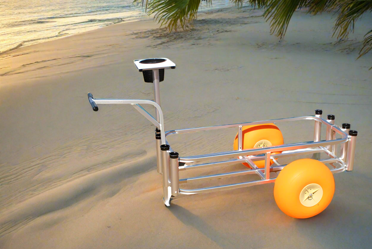 anglers fish n mate rod holders Angler's Fish-N-Mate Cart with Poly Wheels