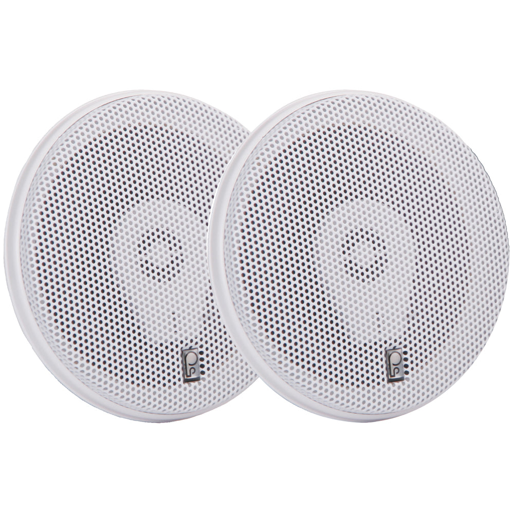 PolyPlanar MA8505W 5 200 Watt Titanium Series Speakers White