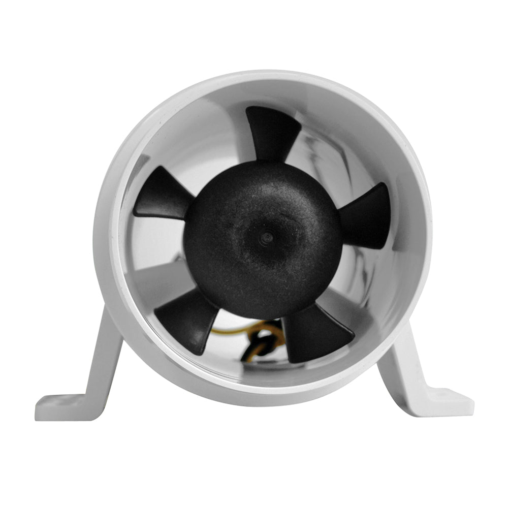 Attwood Turbo 3000 Series WaterResitant InLine Blower 12V White 17334