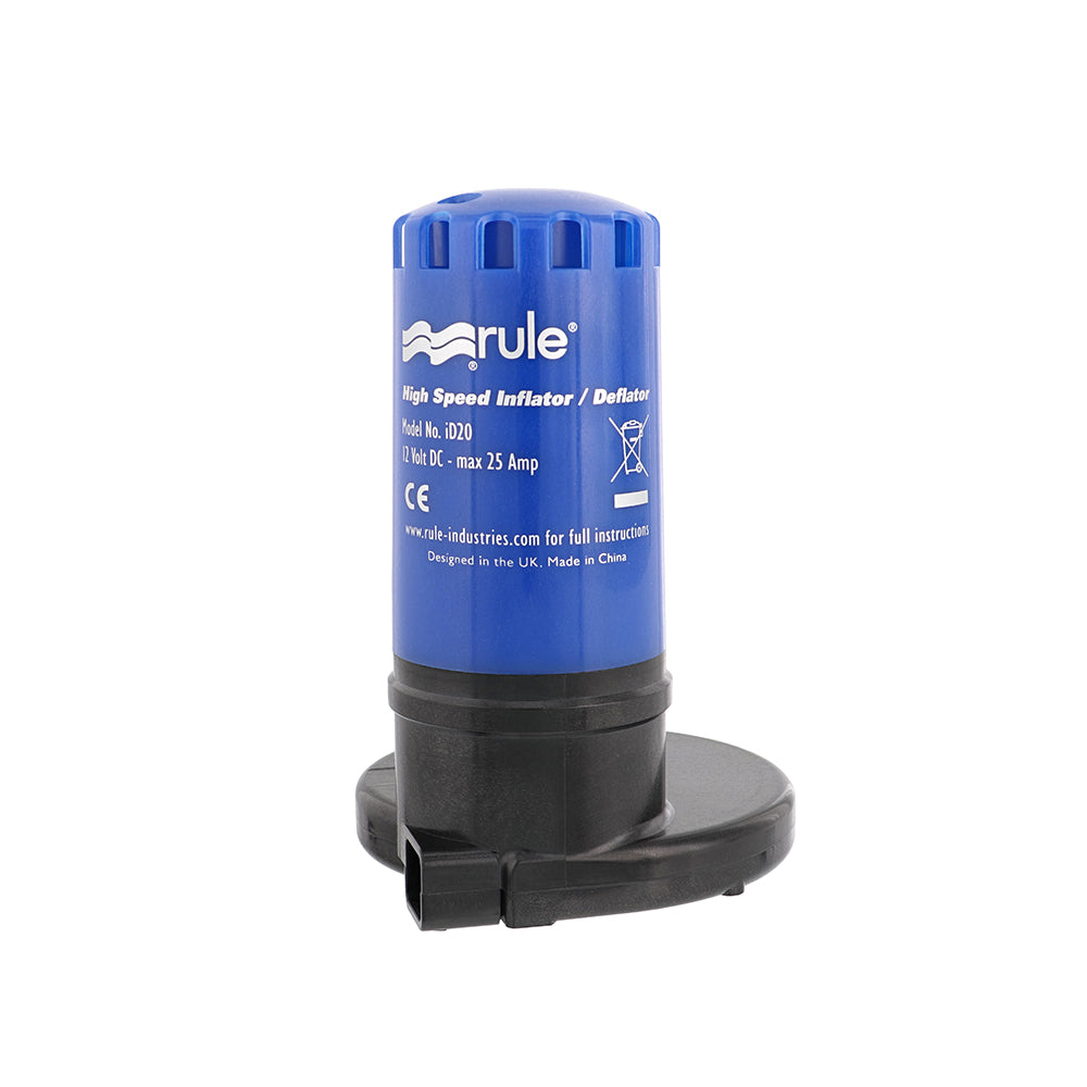 Rule ID20 High-Speed Inflator/Deflator 12V Portable Pump