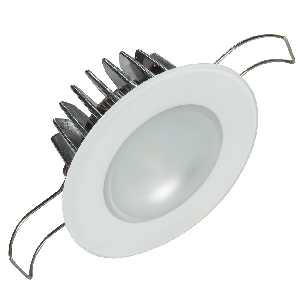 Lumitec Mirage Flush Mount Down Light Glass Finish 3Color RedBlue Non Dimming wWhite Dimming