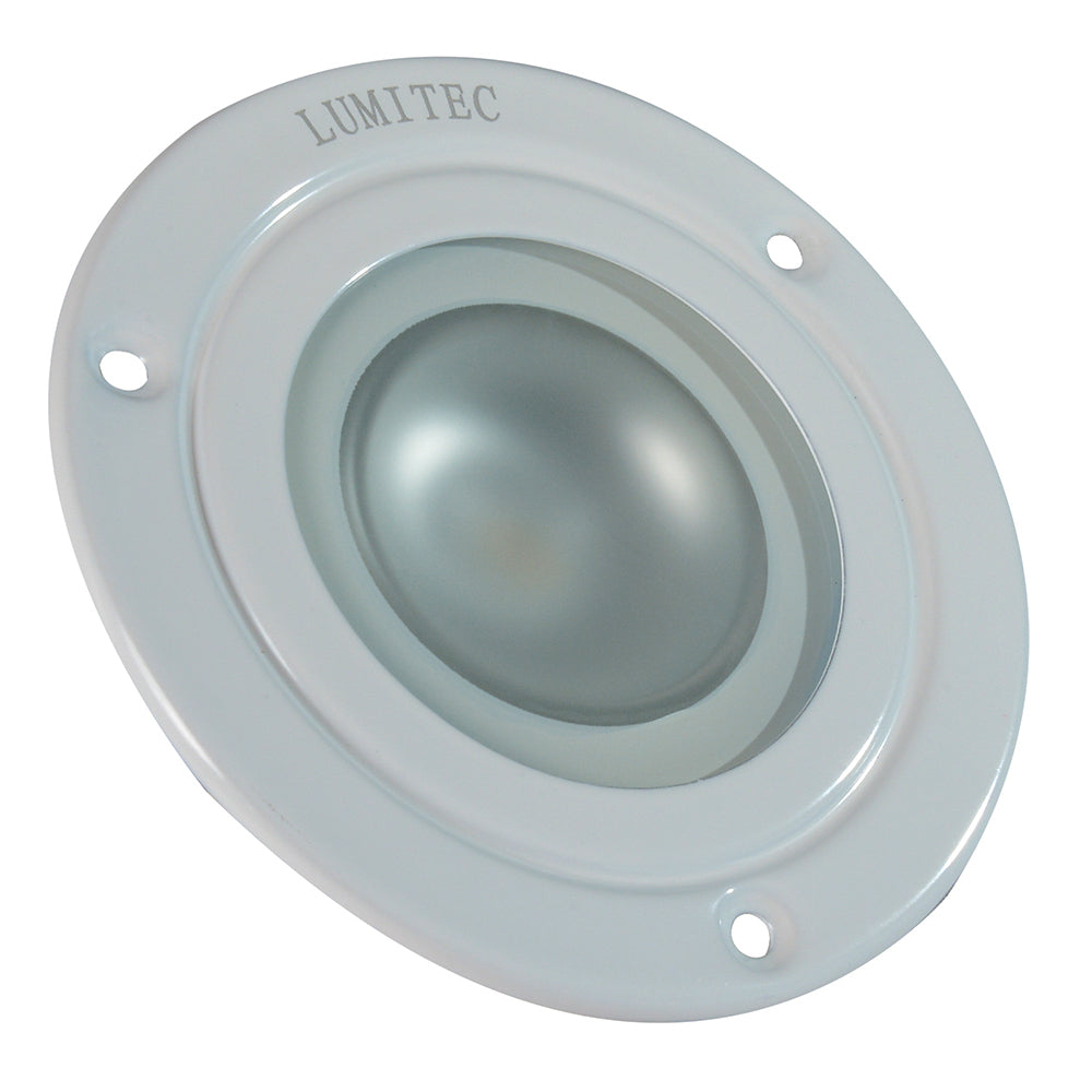 Lumitec Shadow Flush Mount Down Light White Finish 3Color RedBlue NonDimming wWhite Dimming