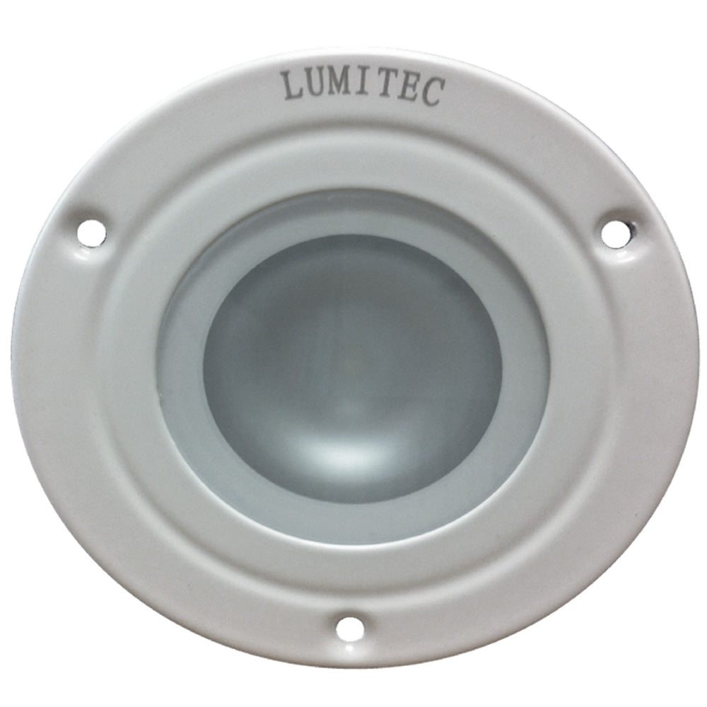 Lumitec Shadow Flush Mount Down Light White Finish 3Color RedBlue NonDimming wWhite Dimming