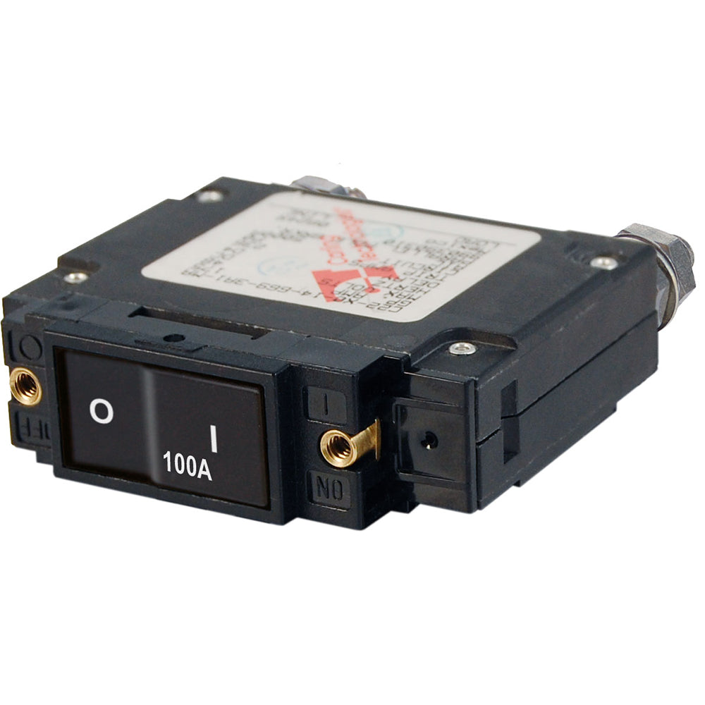 Blue Sea 7549 CSeries Flat Rocker Circuit Breaker Single Pole 100A