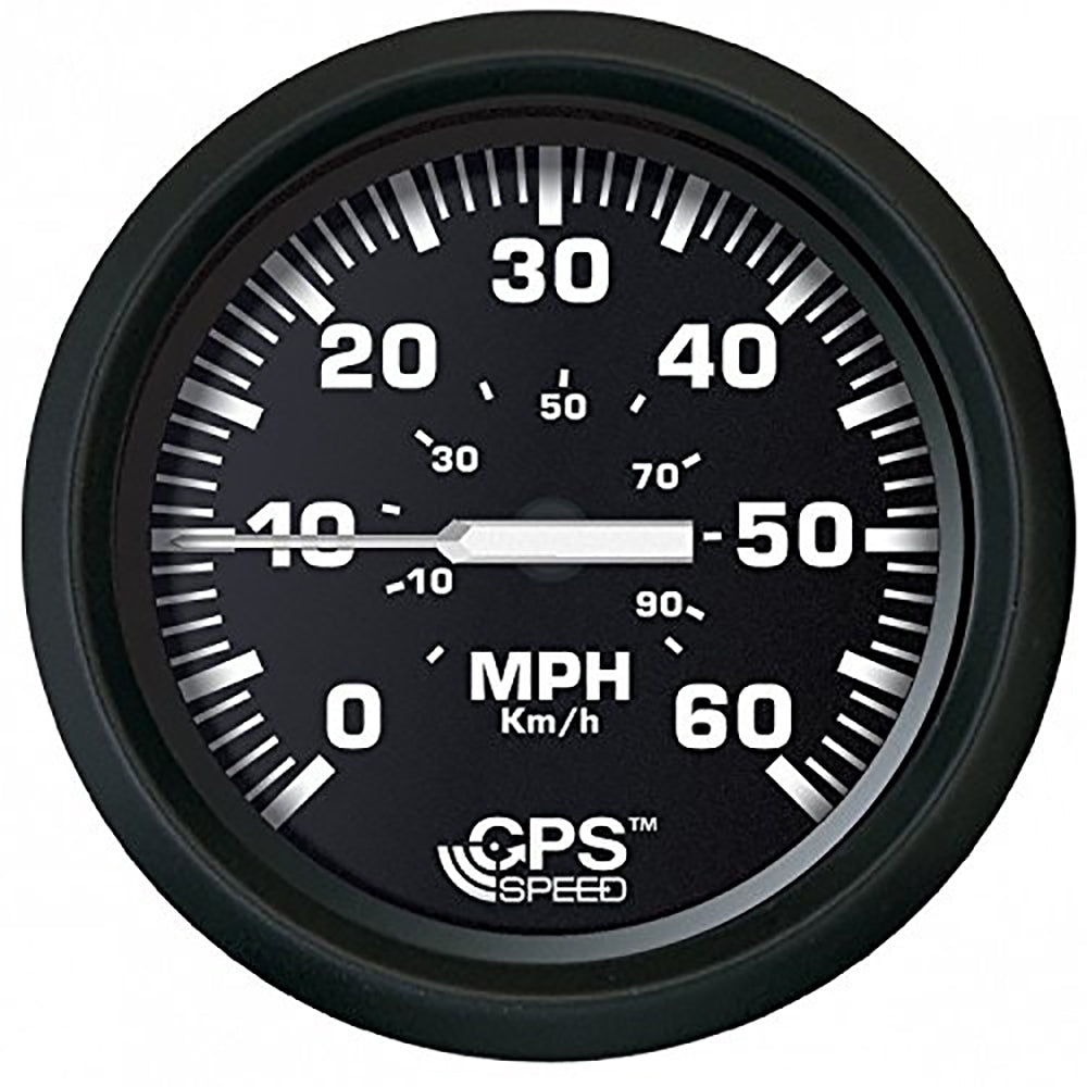 Faria Euro Black 4" Speedometer 60MPH GPS 32816
