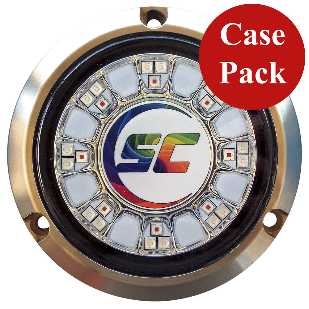 Shadow Caster SCR24 Bronze Underwater Light 24 LEDs Full Color Changing Case of 4