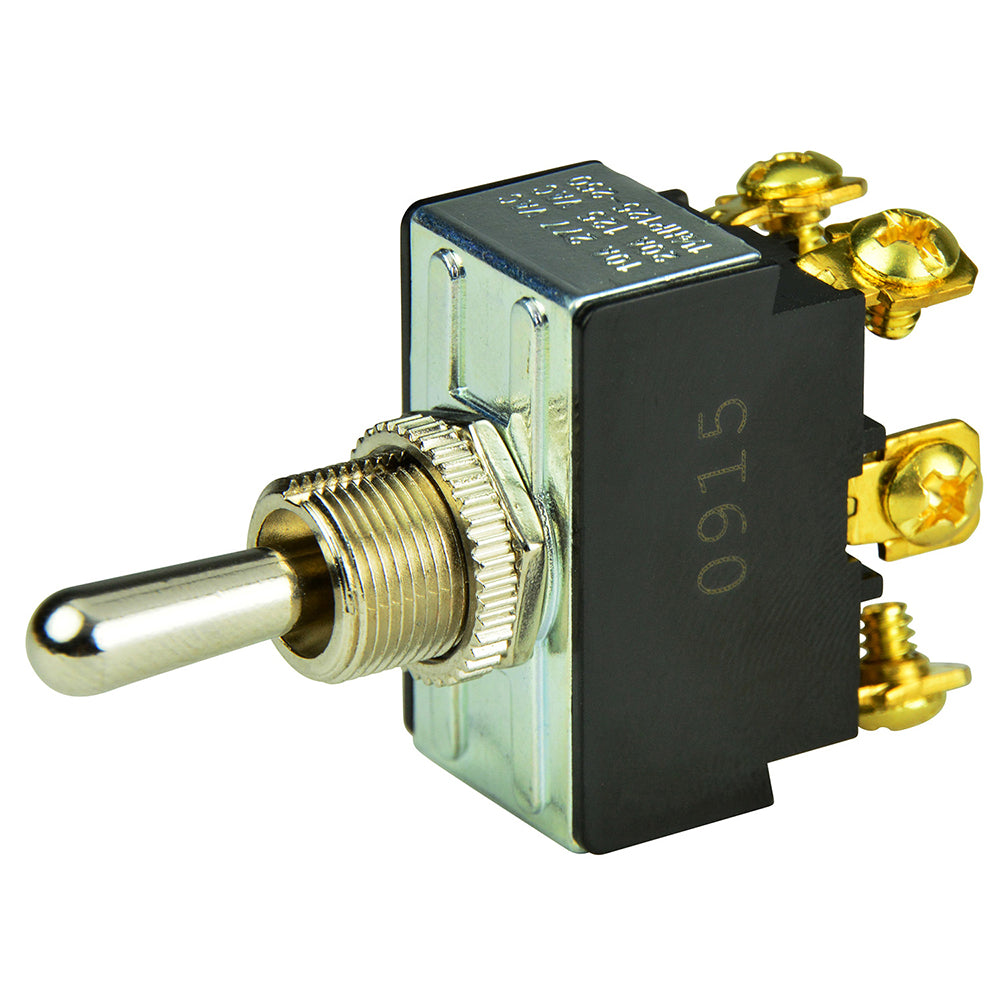 BEP DPDT Chrome Plated Toggle Switch ON-OFF=ON 1002012