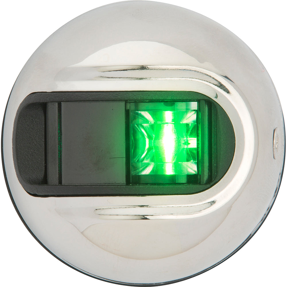 Attwood LightArmor Vertical Surface Mount Navigation Light Starboard Green