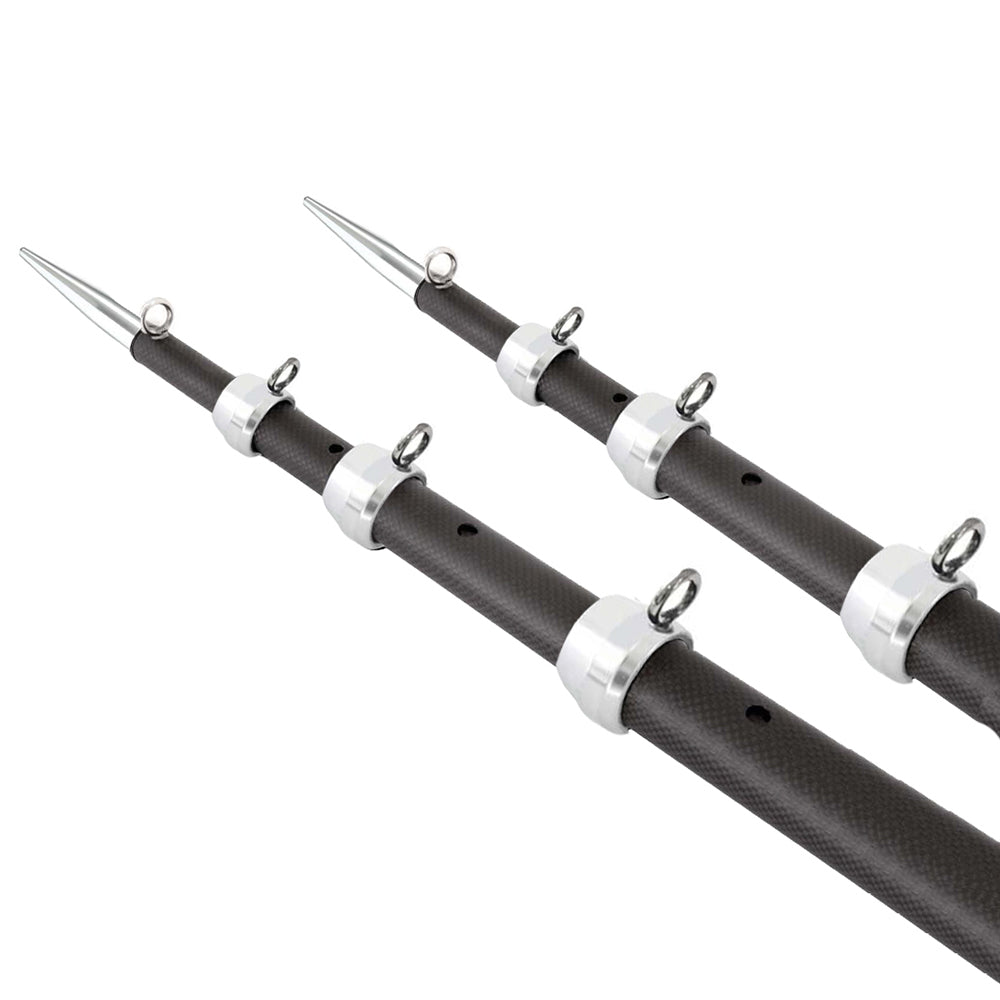 18 foot telescopic fishing pole Tigress XD 3k Carbon Fiber Telescoping Outrigger Poles - feet - Matte Black/ Silver Color:Lime Chart 2025_BFCM_15 access cleaning with the Aquarium and Fish Tank