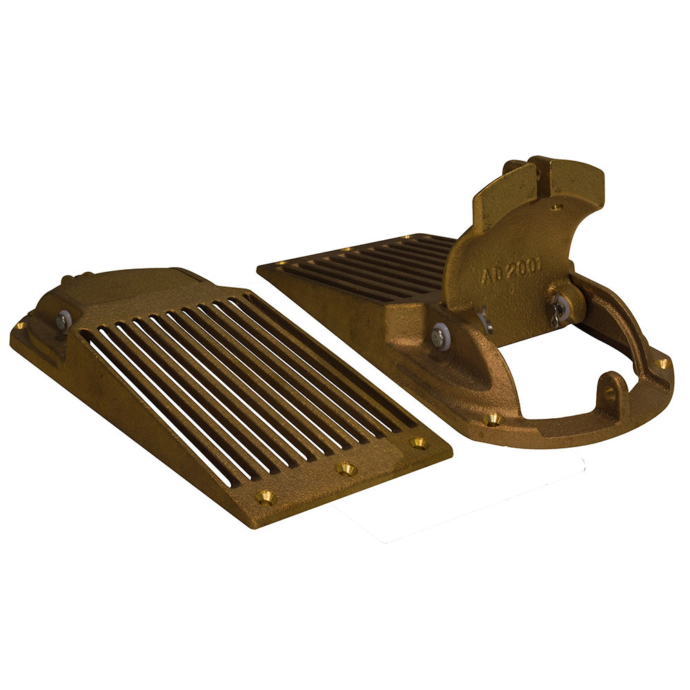 GROCO Bronze Slotted Hull Scoop Strainer