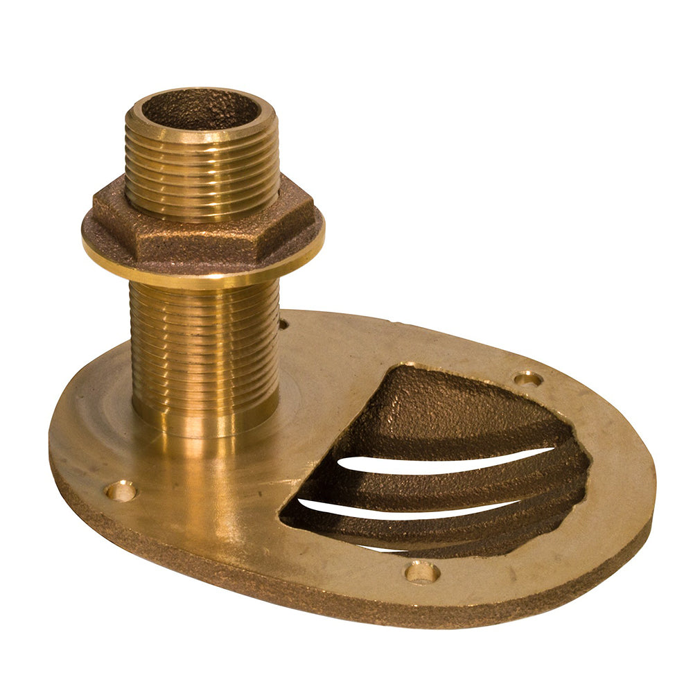 GROCO 1 Bronze Combo Scoop Thru Hull wNut STH1000W