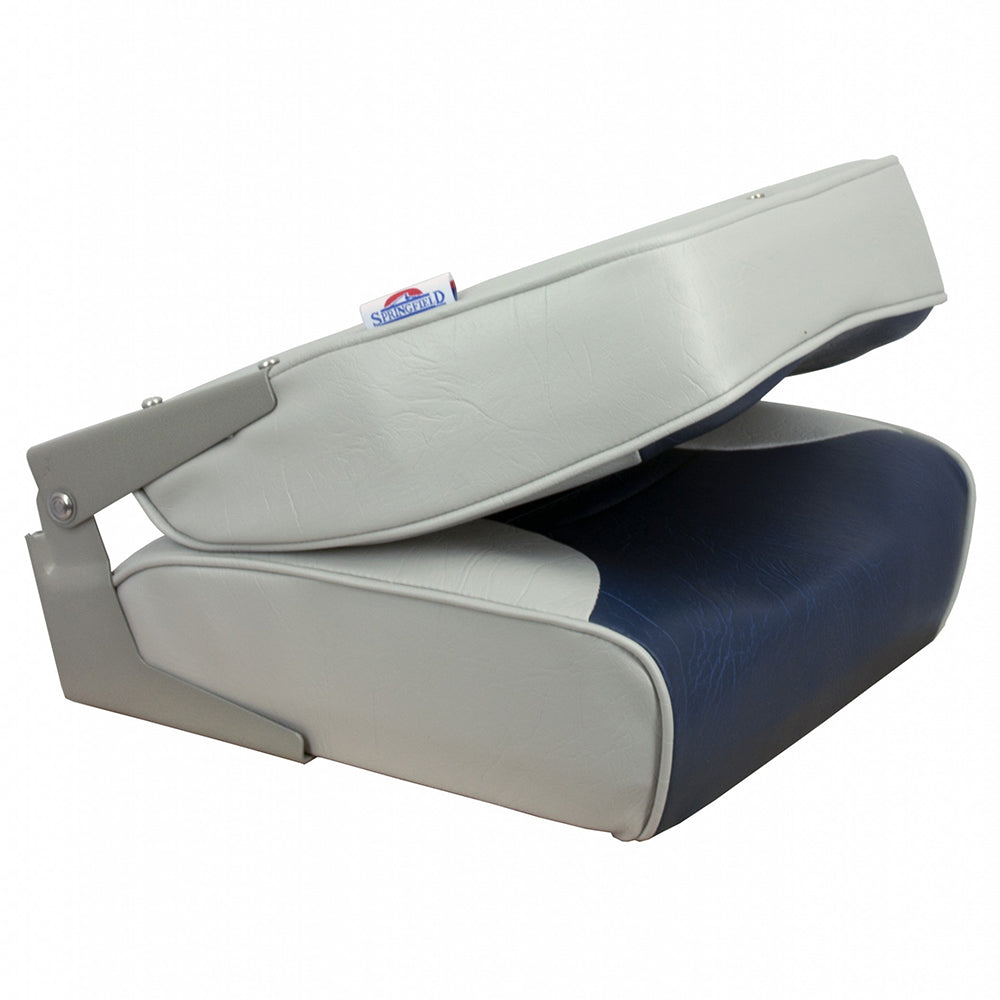 Springfield Economy MultiColor Folding Seat Grey Blue