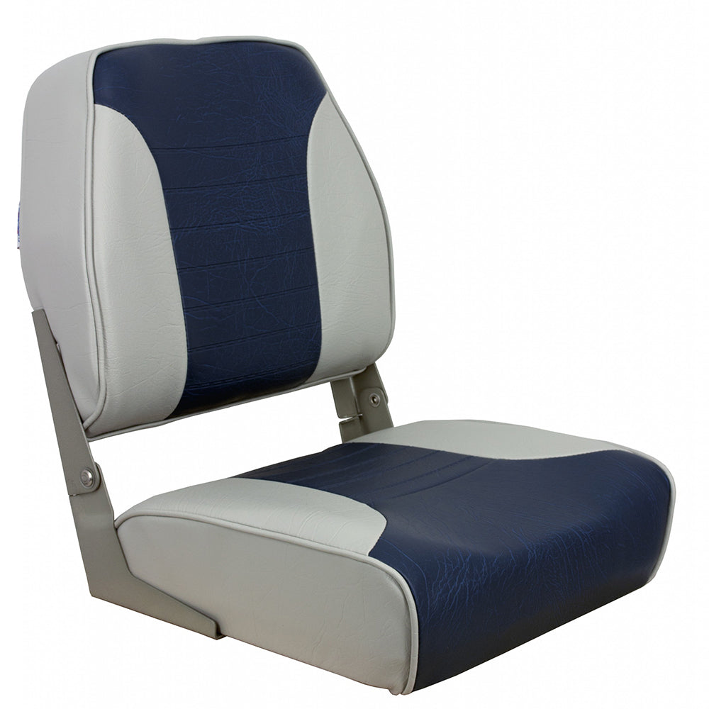 Springfield Economy MultiColor Folding Seat Grey Blue