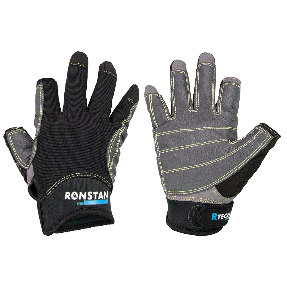 Ronstan Sticky Race Gloves  3 Finger  Black  M CL740M
