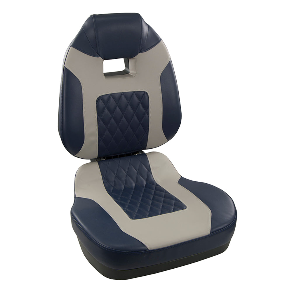 Springfield Fish Pro II High Back Folding Seat Blue Grey