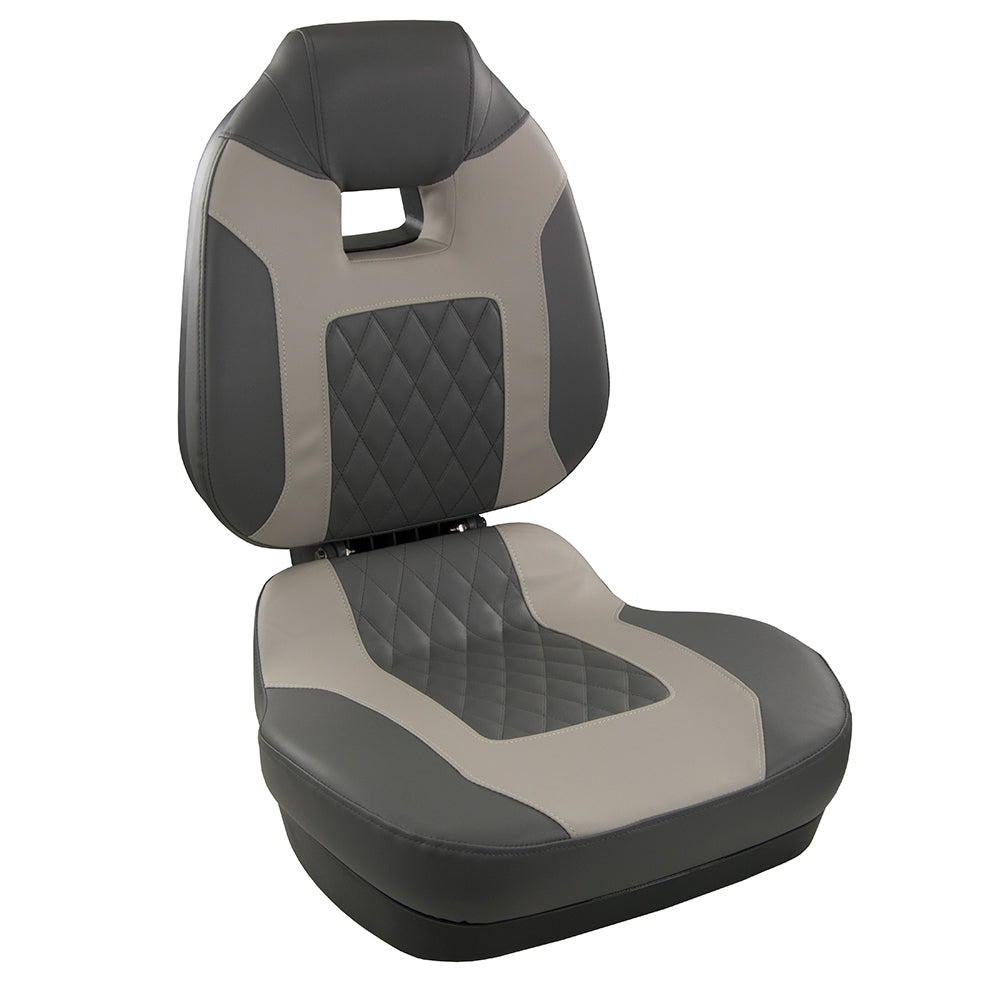 Springfield Fish Pro II High Back Folding Seat Charcoal Grey