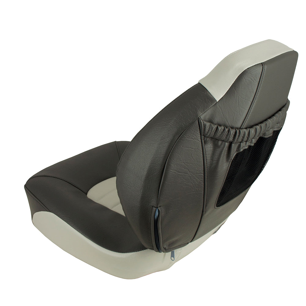 Springfield Fish Pro Mid Back Folding Seat Charcoal Grey