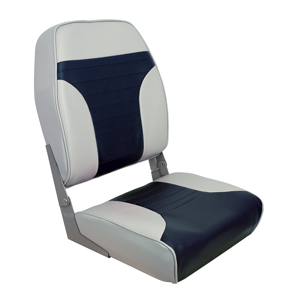 Springfield High Back MultiColor Folding Seat Blue Grey