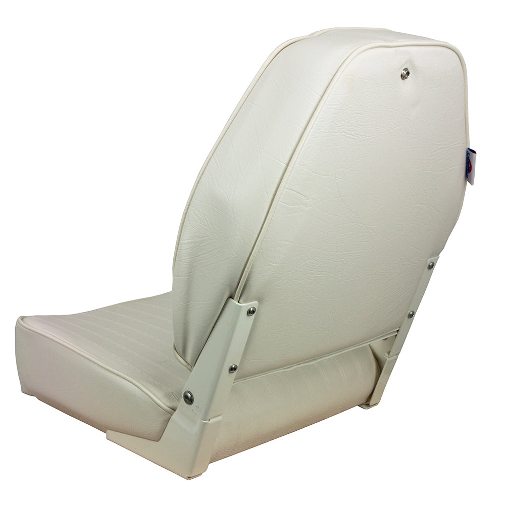Springfield High Back Folding Seat White