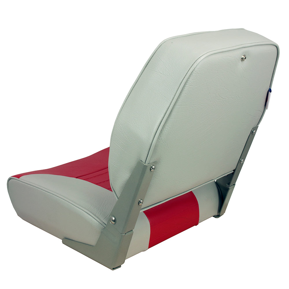 Springfield Economy MultiColor Folding Seat Grey Red
