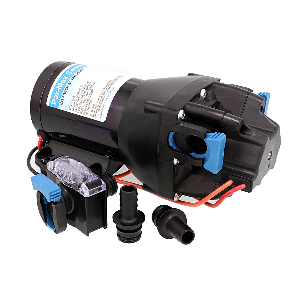 Jabsco ParMax HD3 Heavy Duty Water Pressure Pump 12V 3 GPM 60 PSI