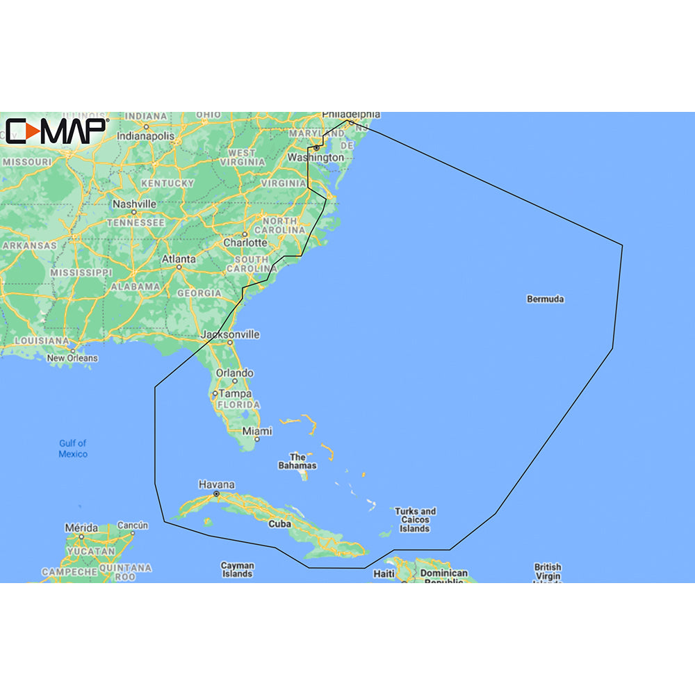 CMAP MNAY203MS Chesapeake Bay to Bahamas REVEAL Coastal Chart