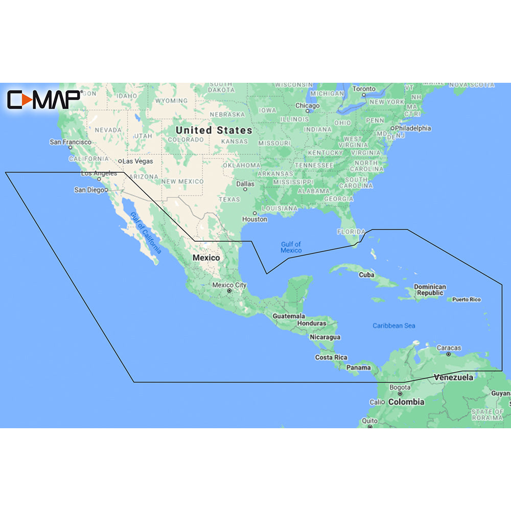 CMAP MNAY205MS Central America Caribbean REVEAL Coastal Chart