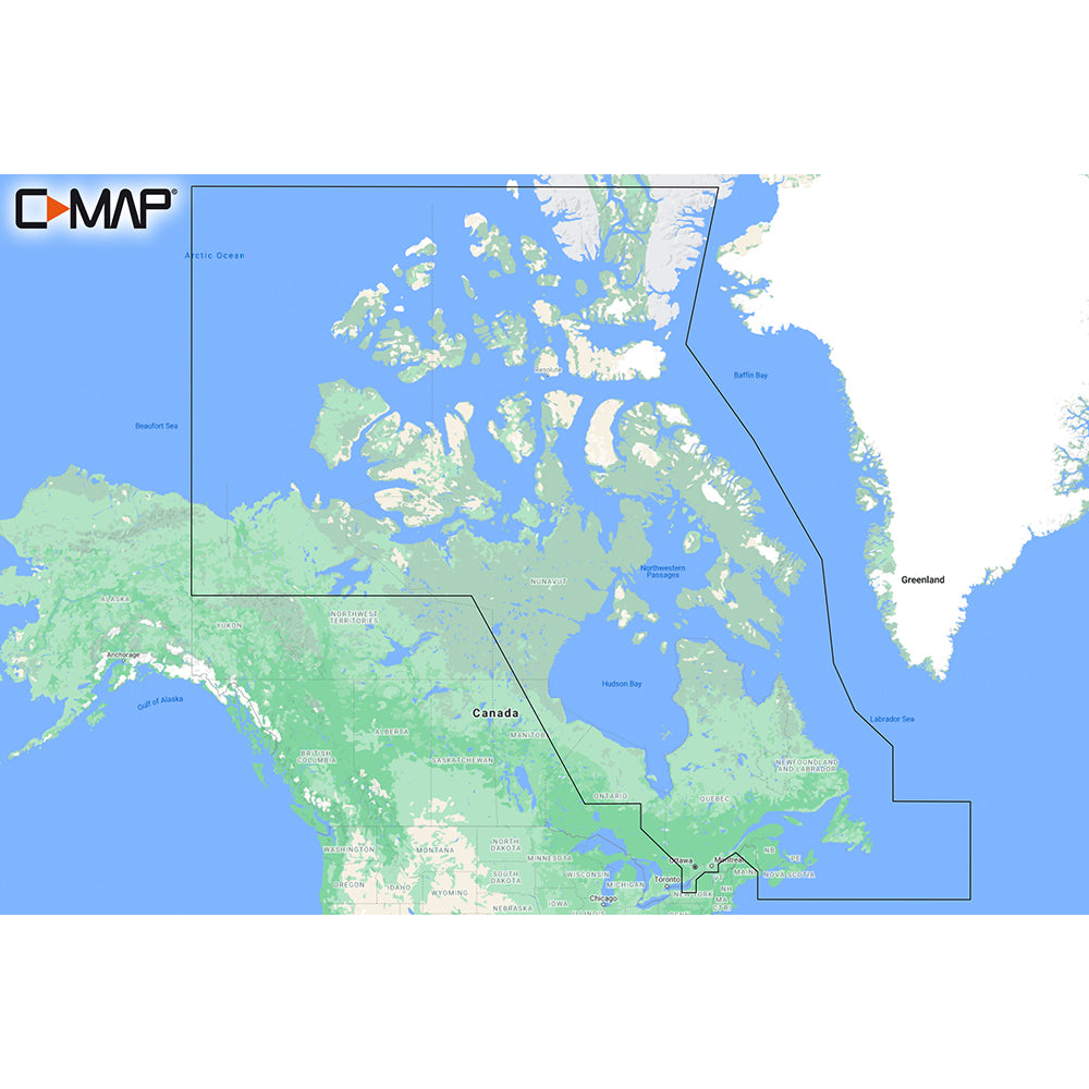 CMAP MNAY209MS Canada North East REVEAL Coastal Chart